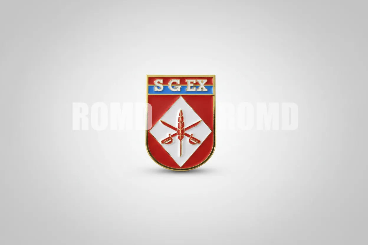 Distintivo metálico de Organização Militar modelo novo 3D ALTO-RELEVO (un)