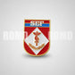Distintivo metálico de Organização Militar modelo novo 3D ALTO-RELEVO (un)