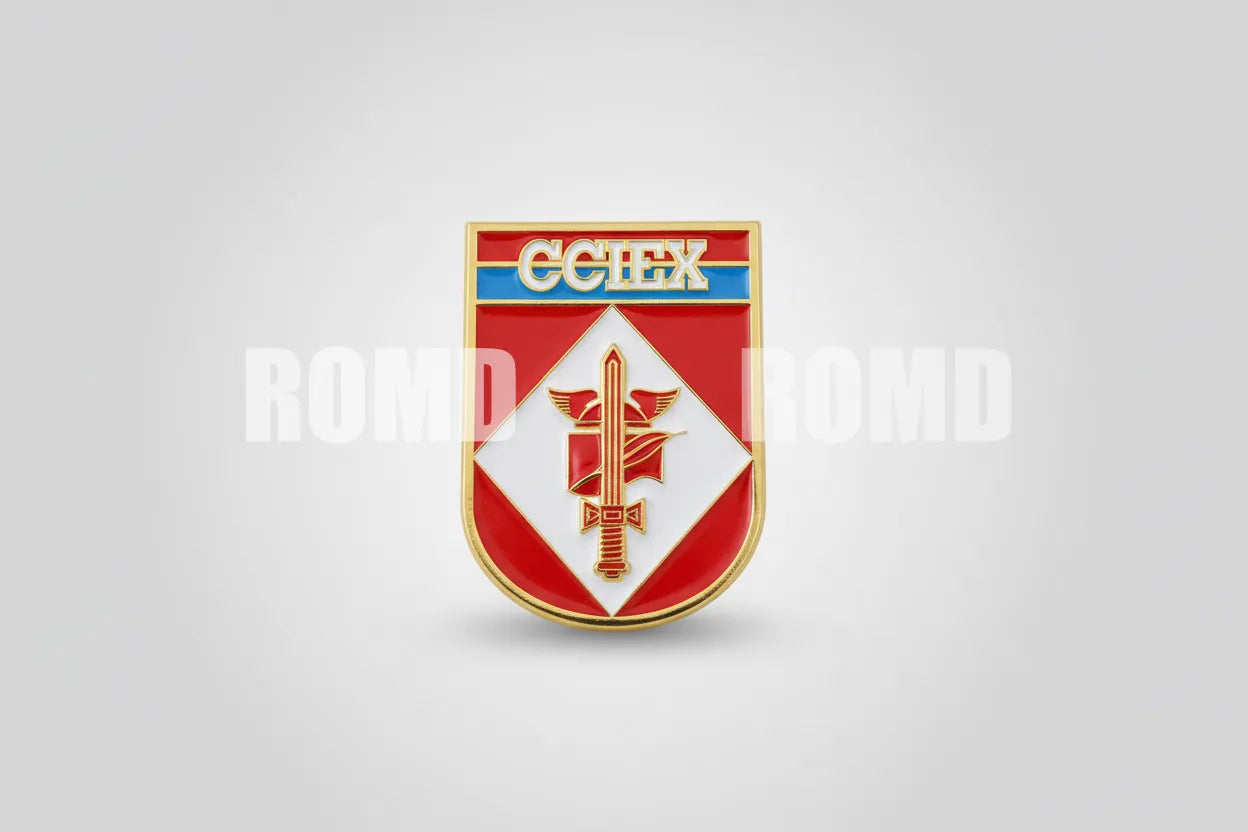 Distintivo metálico de Organização Militar modelo novo 3D ALTO-RELEVO (un)