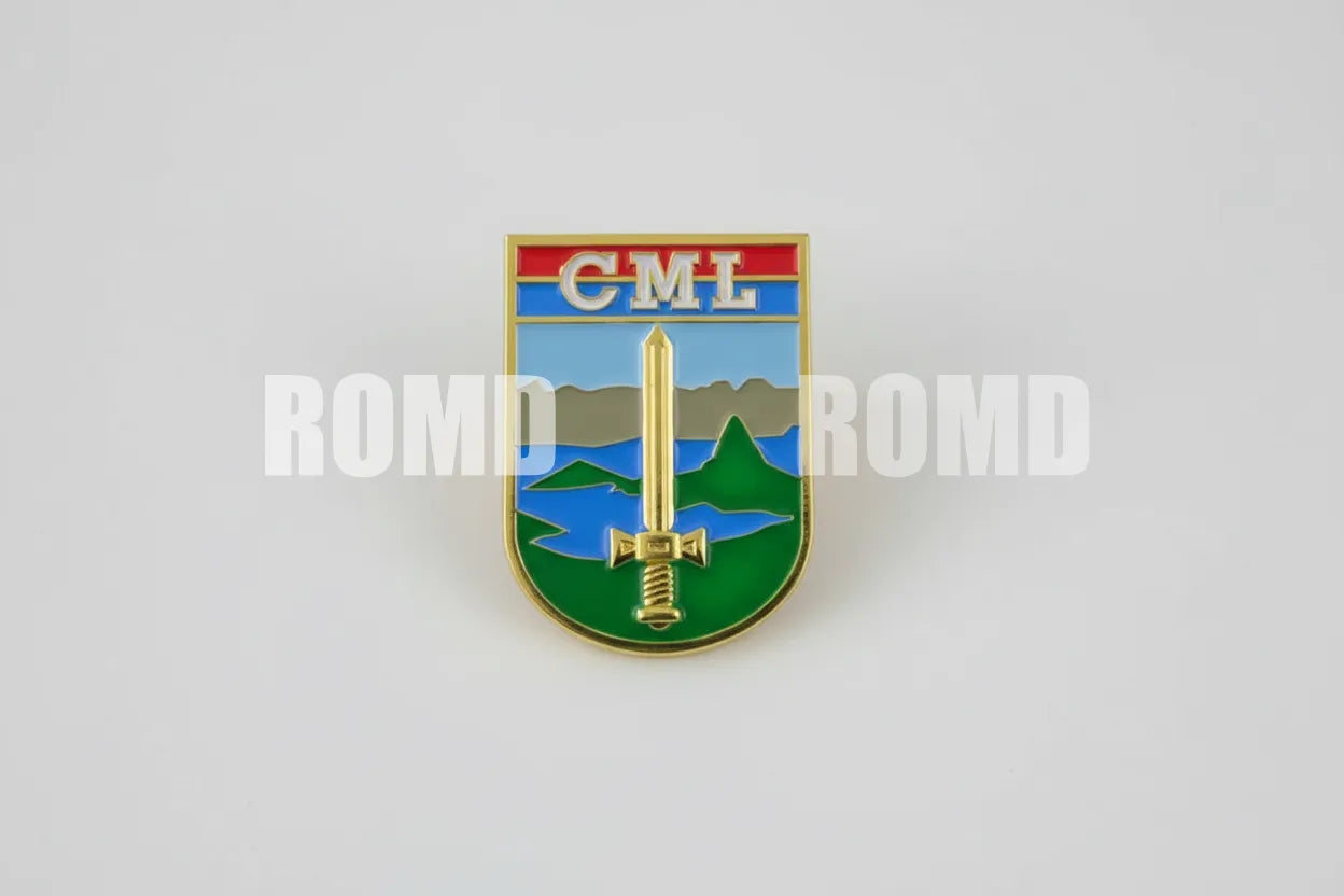 Distintivo metálico de Organização Militar modelo novo 3D ALTO-RELEVO (un)