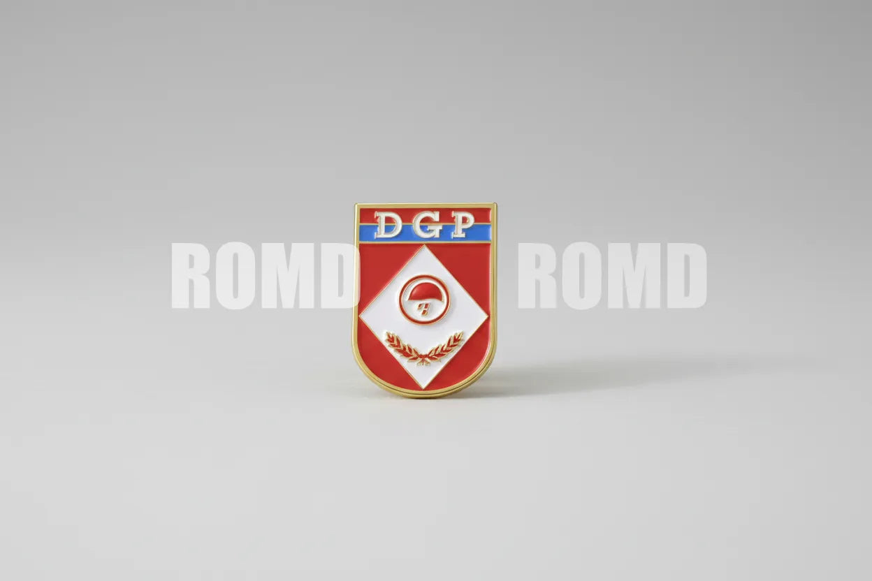 Distintivo metálico de Organização Militar modelo novo 3D ALTO-RELEVO (un)