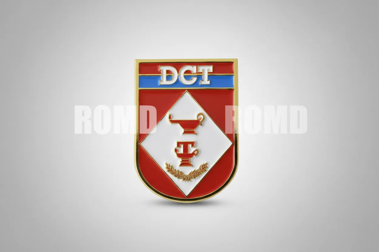 Distintivo metálico de Organização Militar modelo novo 3D ALTO-RELEVO (un)