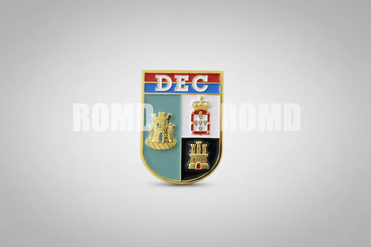 Distintivo metálico de Organização Militar modelo novo 3D ALTO-RELEVO (un)