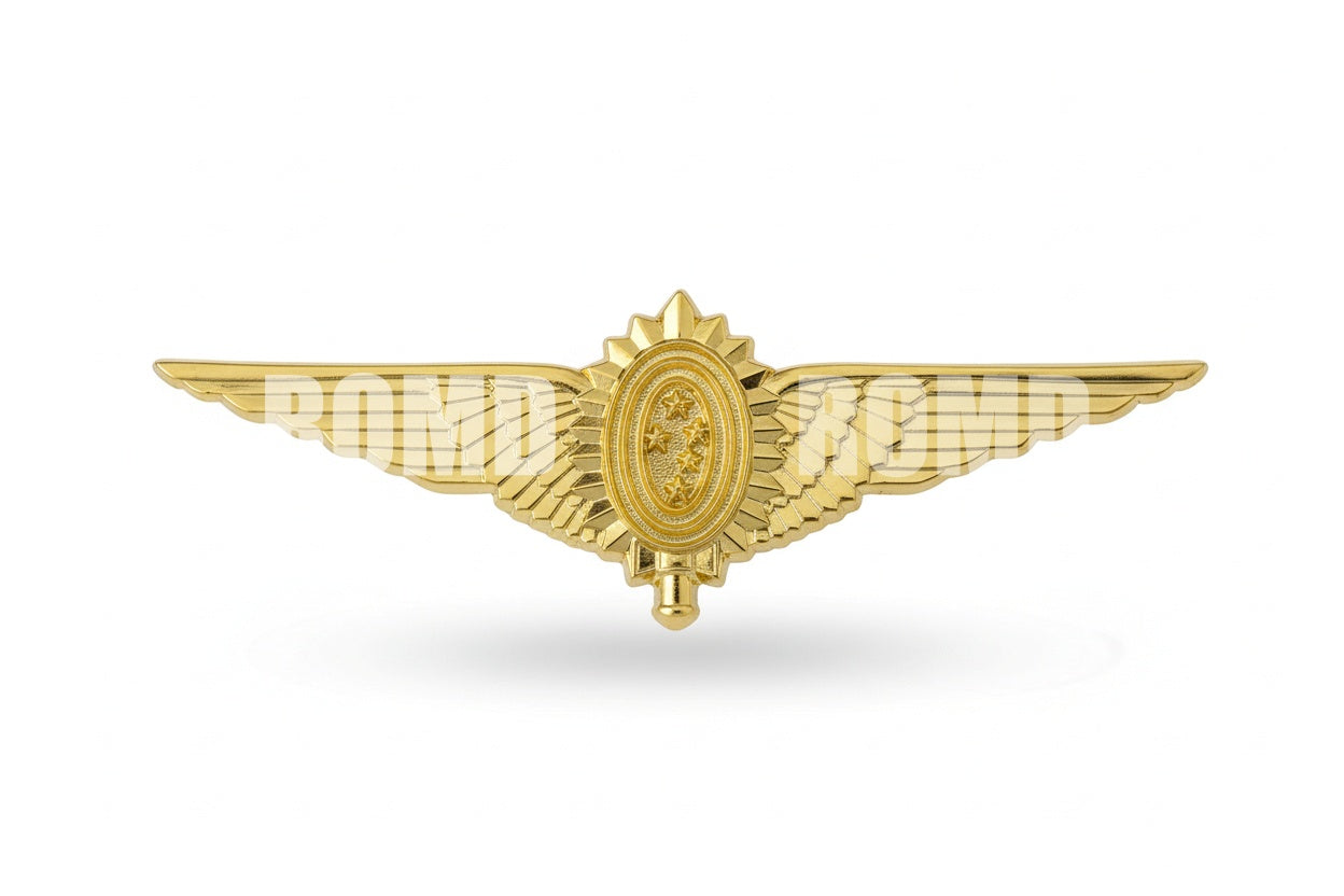 Distintivo Metálico de PEITO EXÉRCITO - 3D ALTO-RELEVO fixação PINO