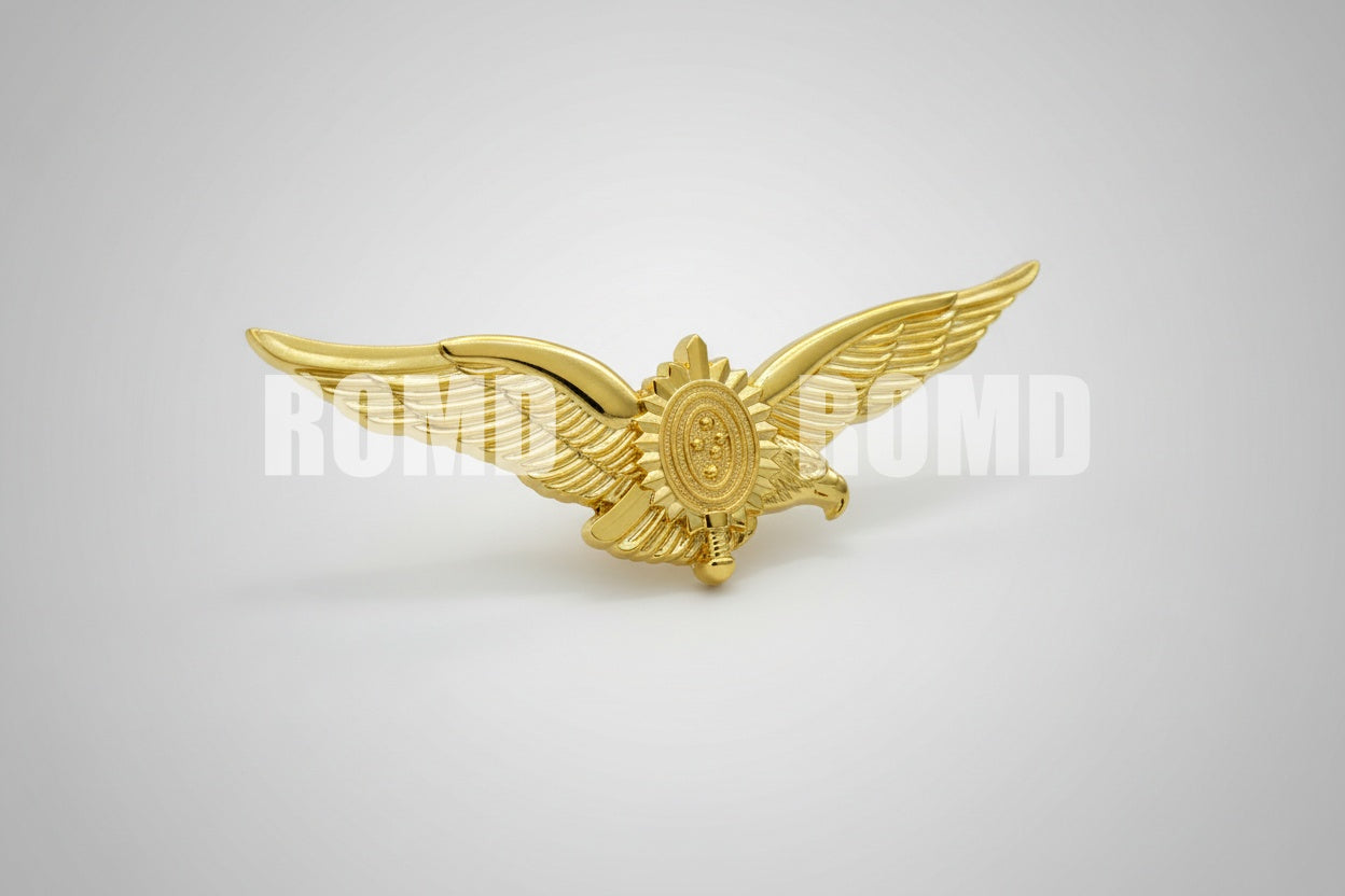 Distintivo Metálico de PEITO EXÉRCITO - 3D ALTO-RELEVO fixação PINO