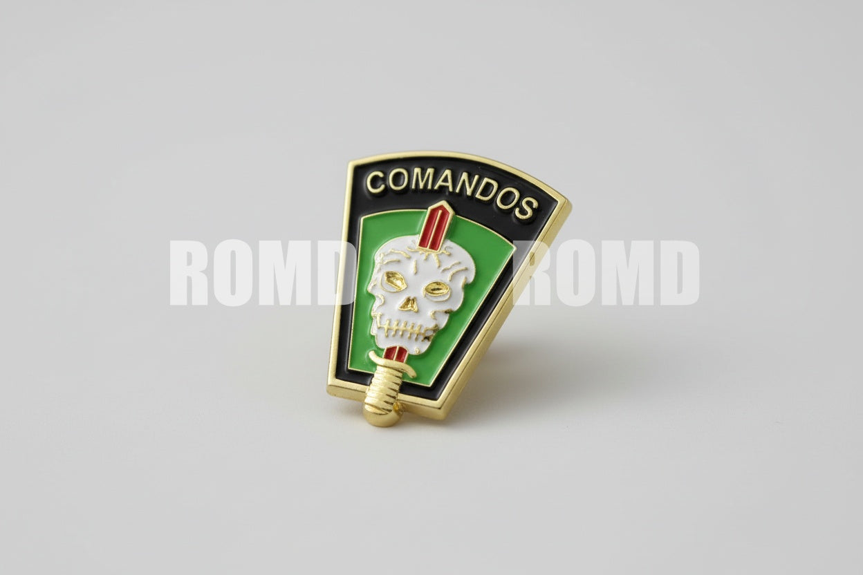 Distintivo Metálico de BOLSO EXÉRCITO - 3D ALTO-RELEVO fixação PINO
