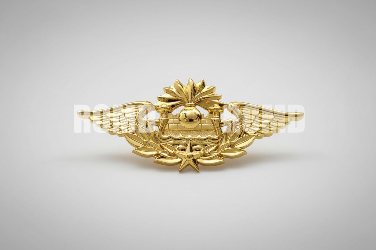 Distintivo Metálico de PEITO EXÉRCITO - 3D ALTO-RELEVO fixação PINO