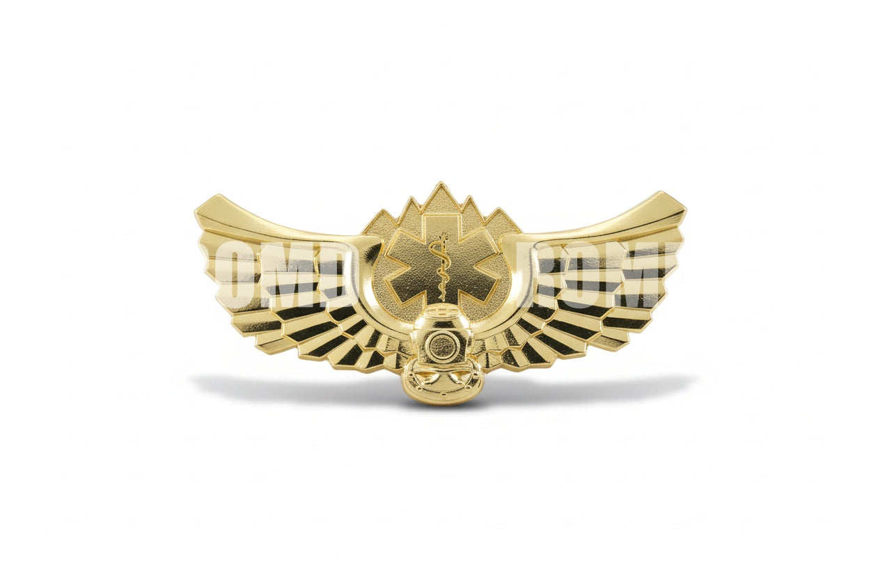 Distintivo Metálico de PEITO EXÉRCITO - 3D ALTO-RELEVO fixação PINO