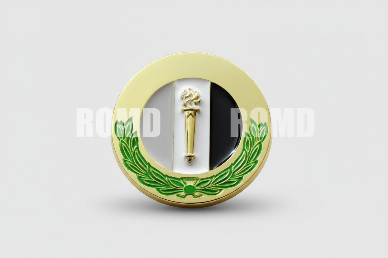 Distintivo Metálico de BOLSO EXÉRCITO - 3D ALTO-RELEVO fixação PINO