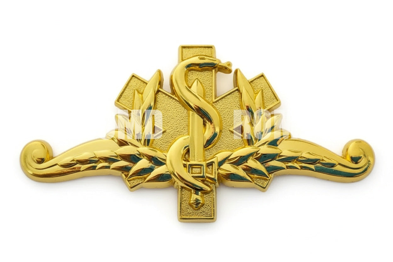 Distintivo Metálico de PEITO EXÉRCITO - 3D ALTO-RELEVO fixação PINO