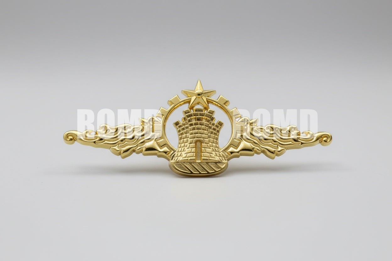 Distintivo Metálico de PEITO EXÉRCITO - 3D ALTO-RELEVO fixação PINO