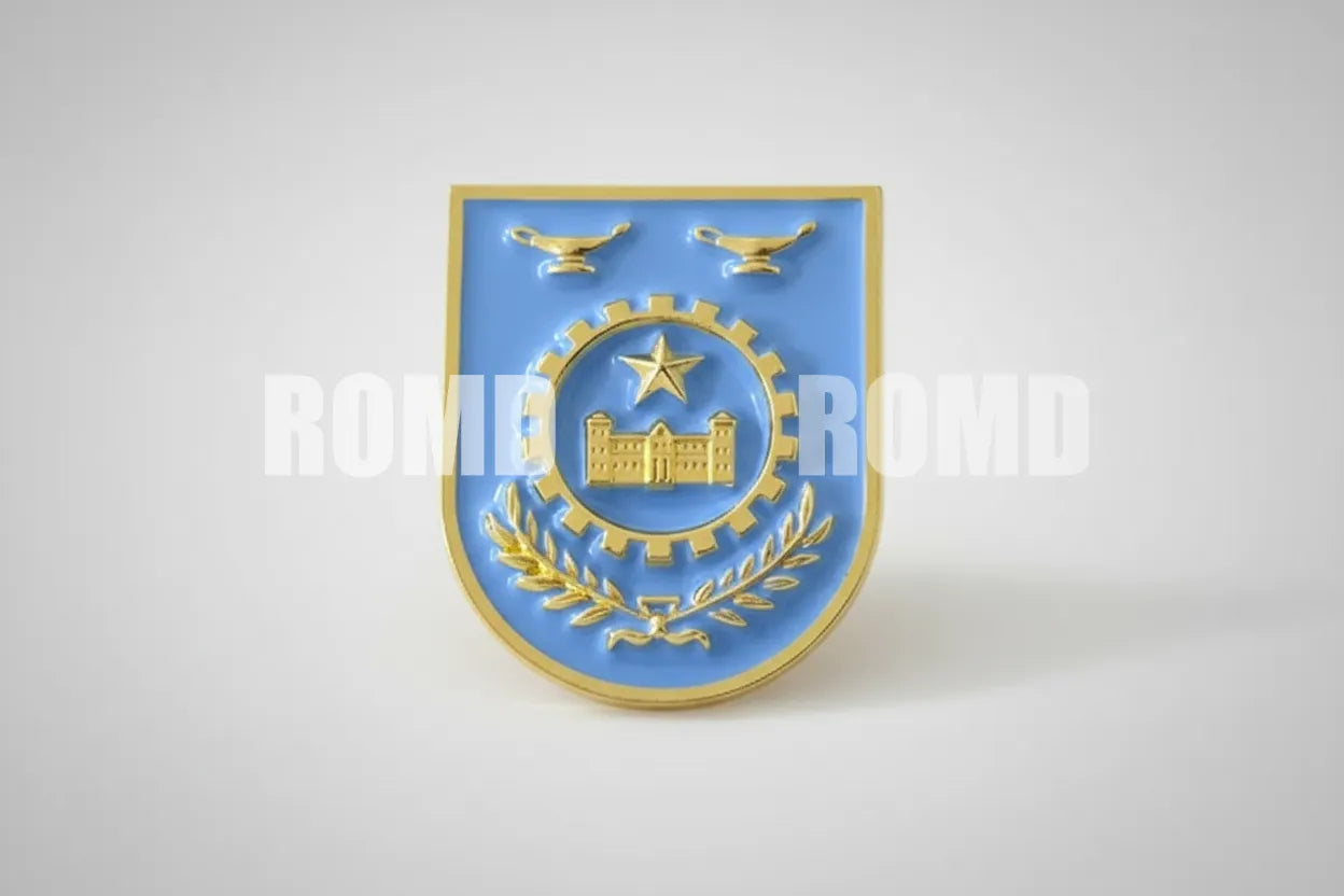 Distintivo Metálico de BOLSO (formação) EXÉRCITO - 3D ALTO-RELEVO fixação PINO