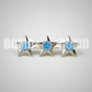 Distintivo Metálico de GOLA (posto graduação) EXÉRCITO - 3D ALTO-RELEVO (unidade)