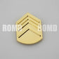Distintivo Metálico de GOLA (posto graduação) EXÉRCITO - 3D ALTO-RELEVO (unidade)