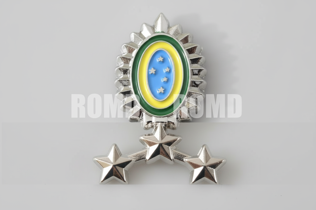 Distintivo Metálico de GOLA (posto graduação) EXÉRCITO - 3D ALTO-RELEVO (unidade)
