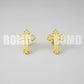 Distintivo Metálico de GOLA (arma quadro serviço) EXÉRCITO - 3D ALTO-RELEVO (PAR)