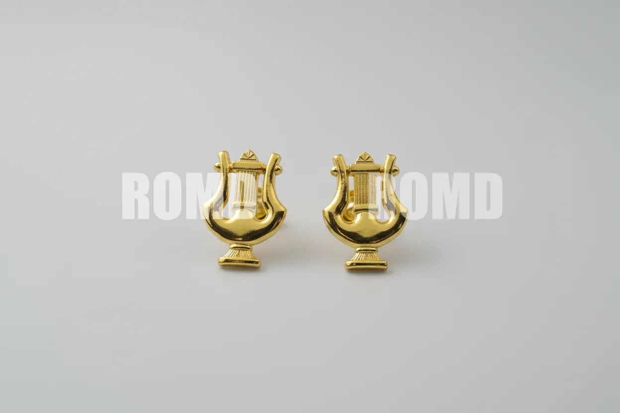 Distintivo Metálico de GOLA (arma quadro serviço) EXÉRCITO - 3D ALTO-RELEVO (PAR)