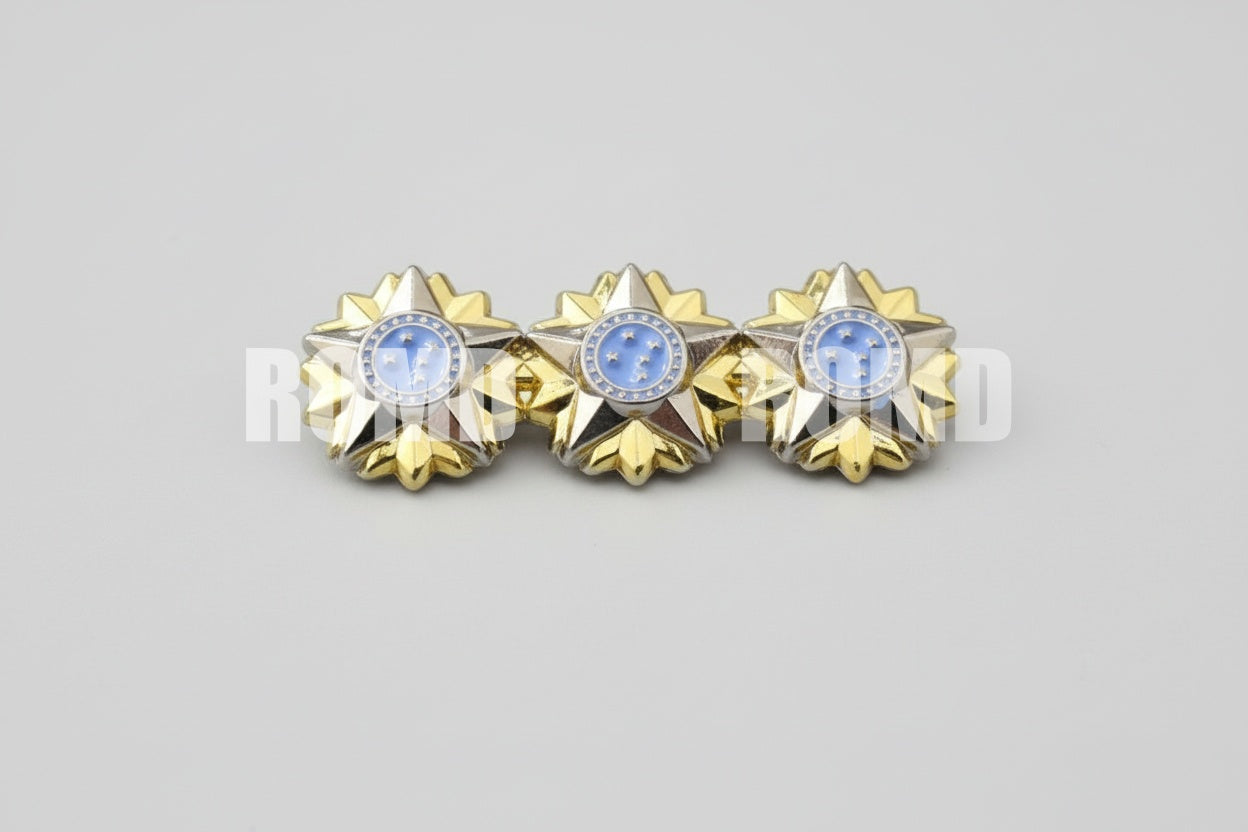 Distintivo Metálico de GOLA (posto graduação) EXÉRCITO - 3D ALTO-RELEVO (unidade)