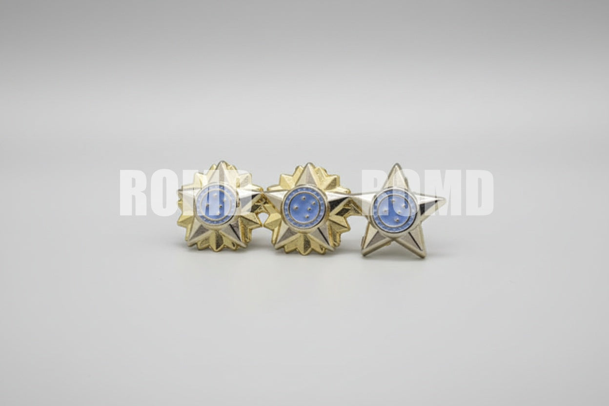 Distintivo Metálico de GOLA (posto graduação) EXÉRCITO - 3D ALTO-RELEVO (unidade)