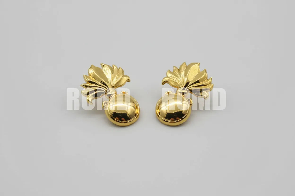Distintivo Metálico de GOLA (arma quadro serviço) EXÉRCITO - 3D ALTO-RELEVO (PAR)