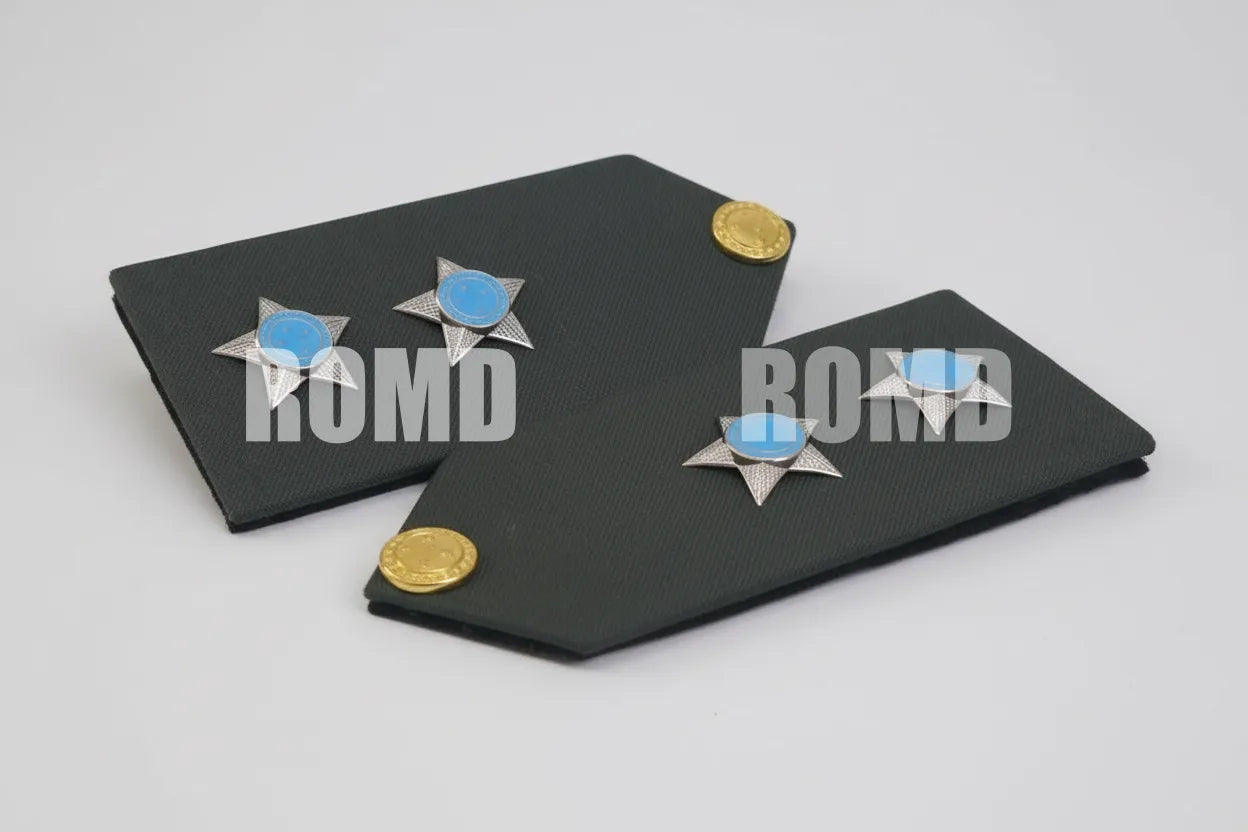 Platina ( ombreira ) Exército Brasileiro (par) metais em alto-relevo