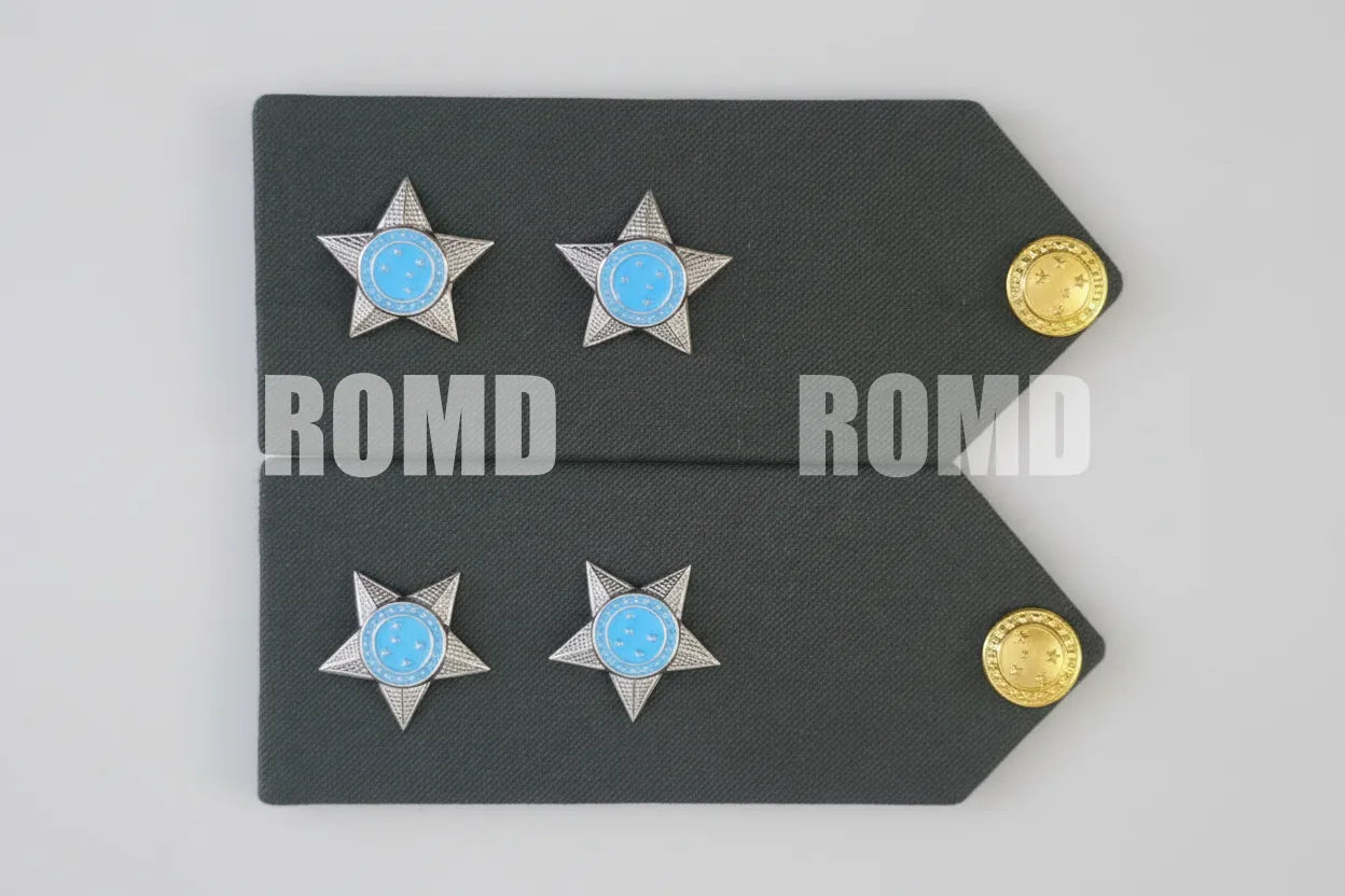 Platina ( ombreira ) Exército Brasileiro (par) metais em alto-relevo