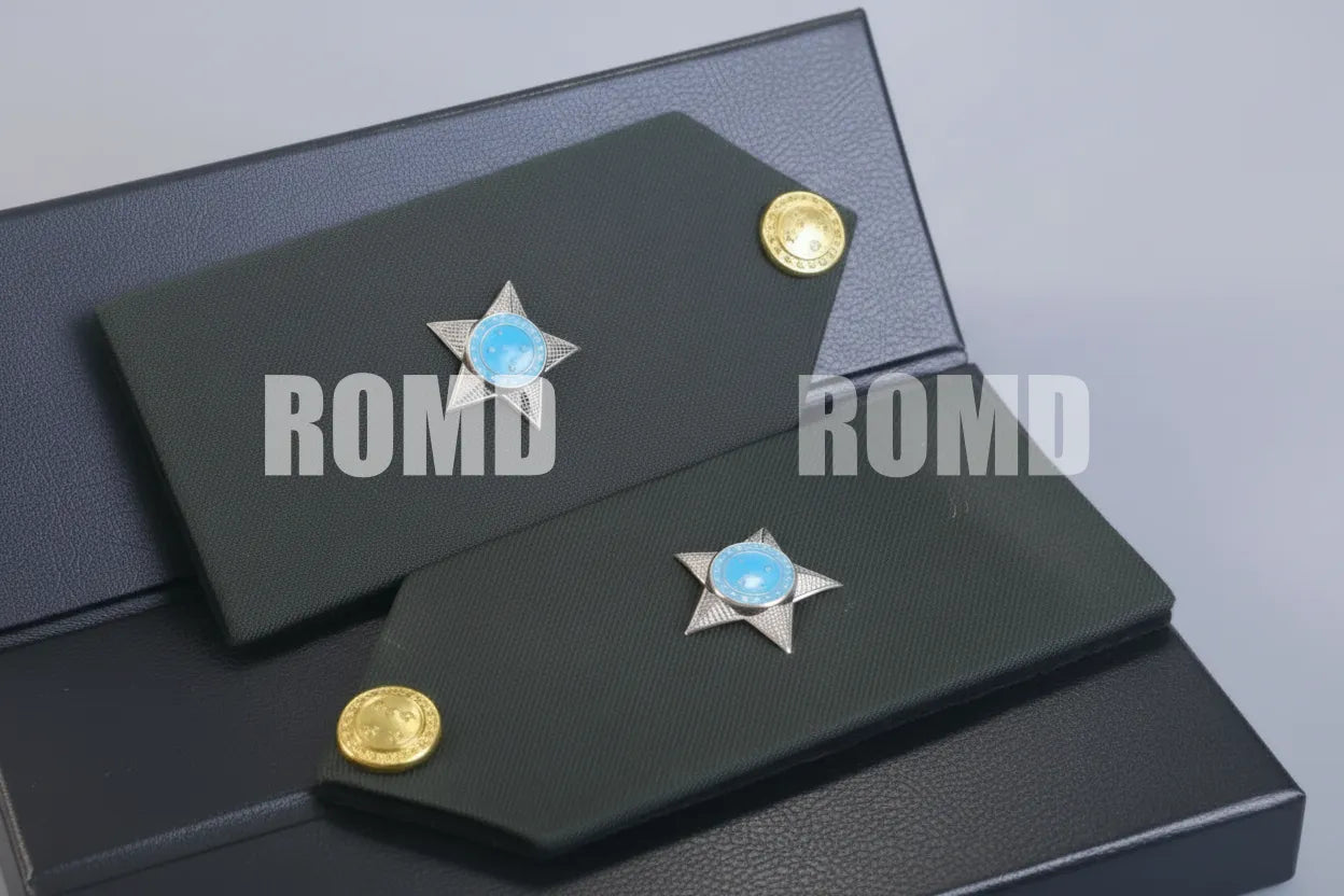 Platina ( ombreira ) Exército Brasileiro (par) metais em alto-relevo