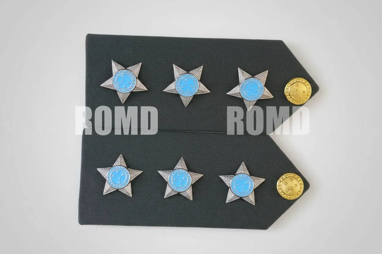 Platina ( ombreira ) Exército Brasileiro (par) metais em alto-relevo