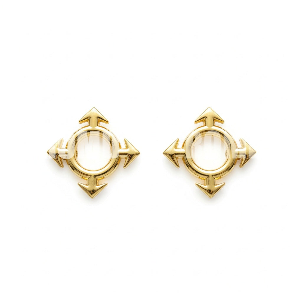 Distintivo Metálico de GOLA (arma quadro serviço) EXÉRCITO - 3D ALTO-RELEVO (PAR)