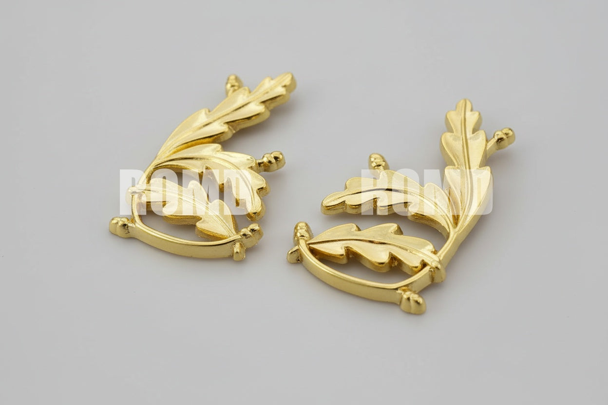 Distintivo Metálico de GOLA (arma quadro serviço) EXÉRCITO - 3D ALTO-RELEVO (PAR)