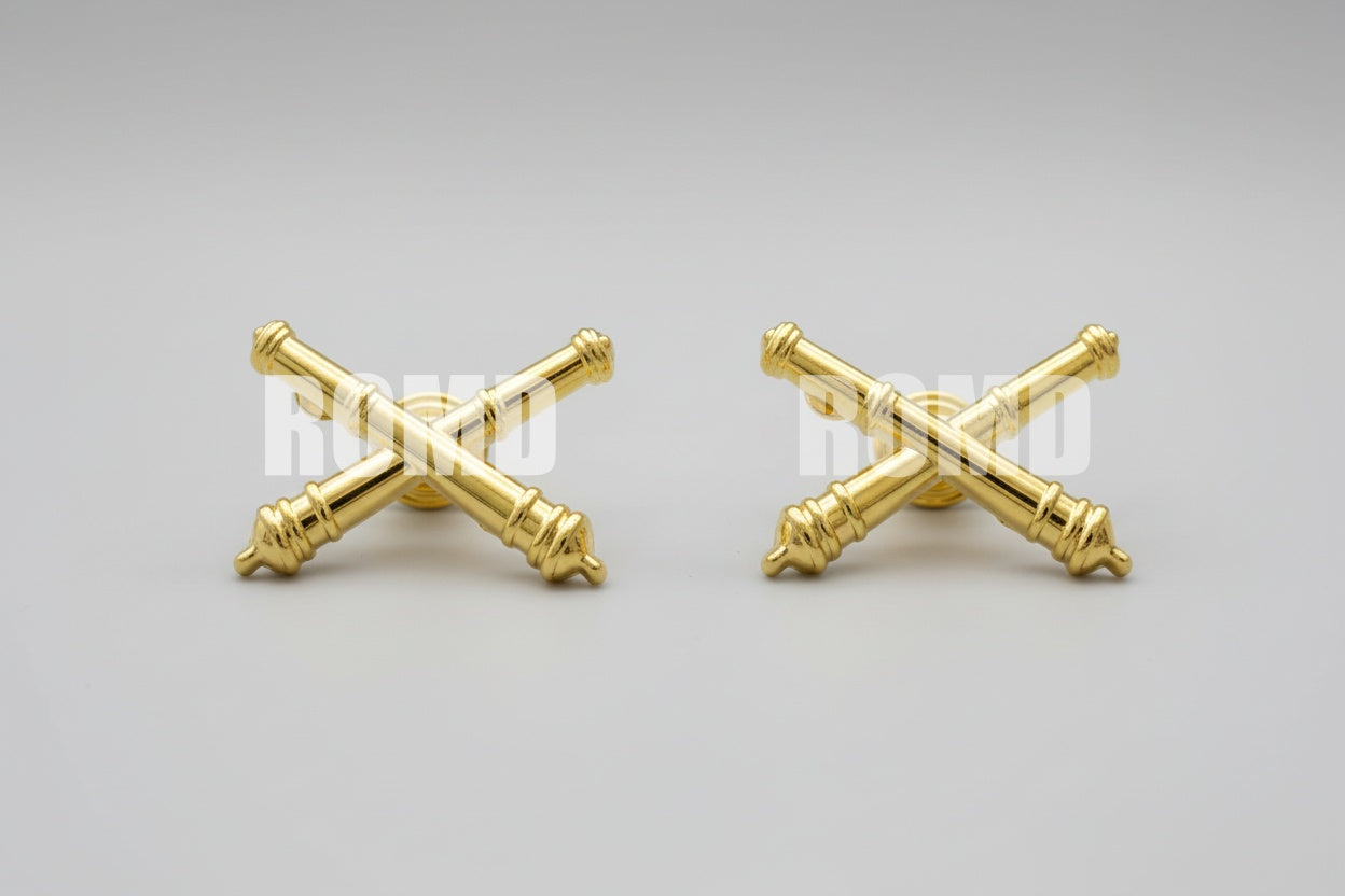 Distintivo Metálico de GOLA (arma quadro serviço) EXÉRCITO - 3D ALTO-RELEVO (PAR)