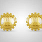 Distintivo Metálico de GOLA (arma quadro serviço) EXÉRCITO - 3D ALTO-RELEVO (PAR)