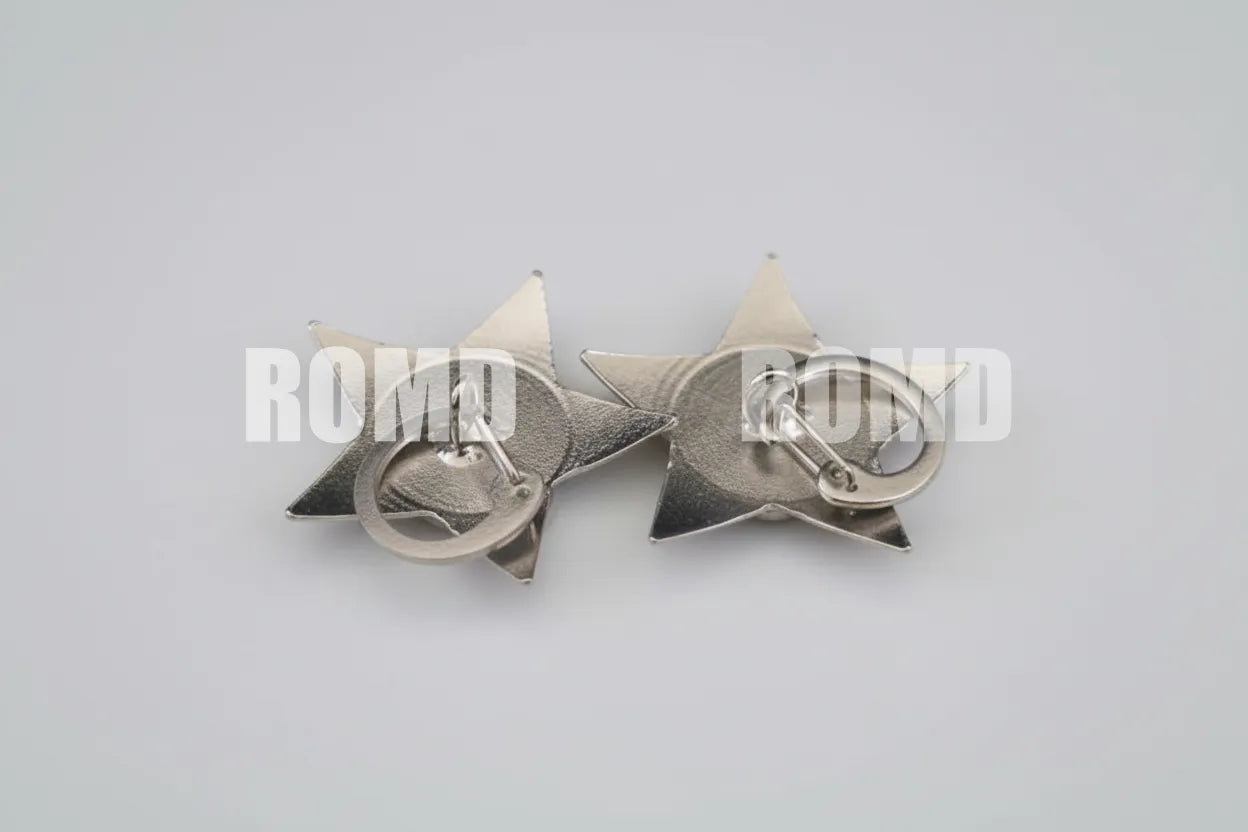 Estrela para túnica do Exército (par) em alto-relevo 3D