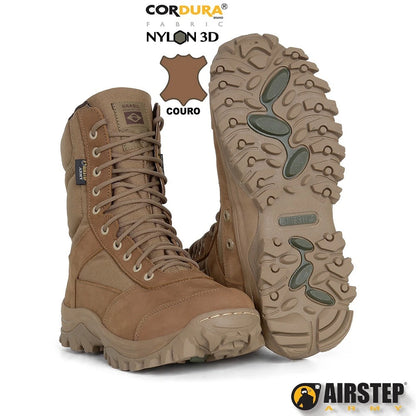Coturno - bota snyper coyote padrão EB com ziper - AIRSTEP