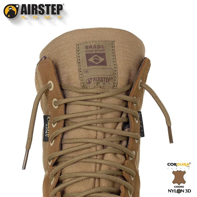 Coturno - bota snyper coyote padrão EB com ziper - AIRSTEP